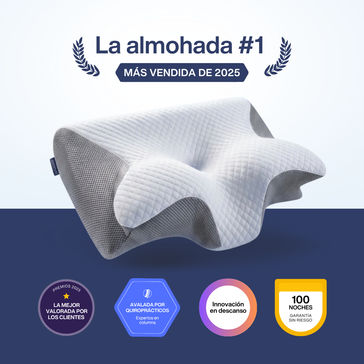 OrthoSleep™ – Almohada Cervical