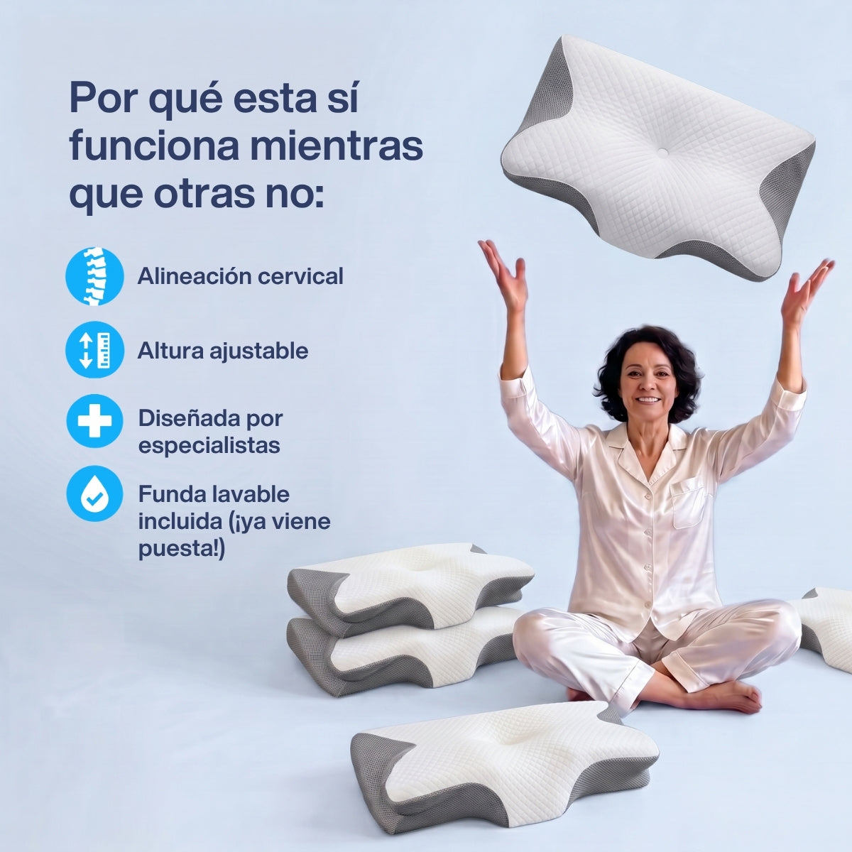 OrthoSleep™ – Almohada Cervical